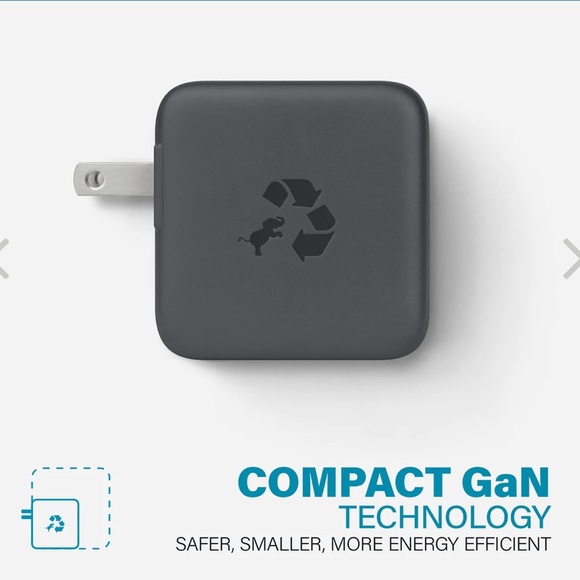 NIB nimble WALLY Wall Charger - Fast Dual Port Wall Charger 65W PD Fast Charging - Picture 4 of 9